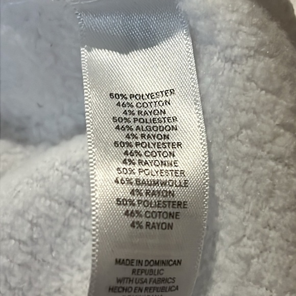 Kerri Rosenthal Imperfect Hearts American Flag Graphic Crew Pullover Sweatshirt - Picture 7 of 7